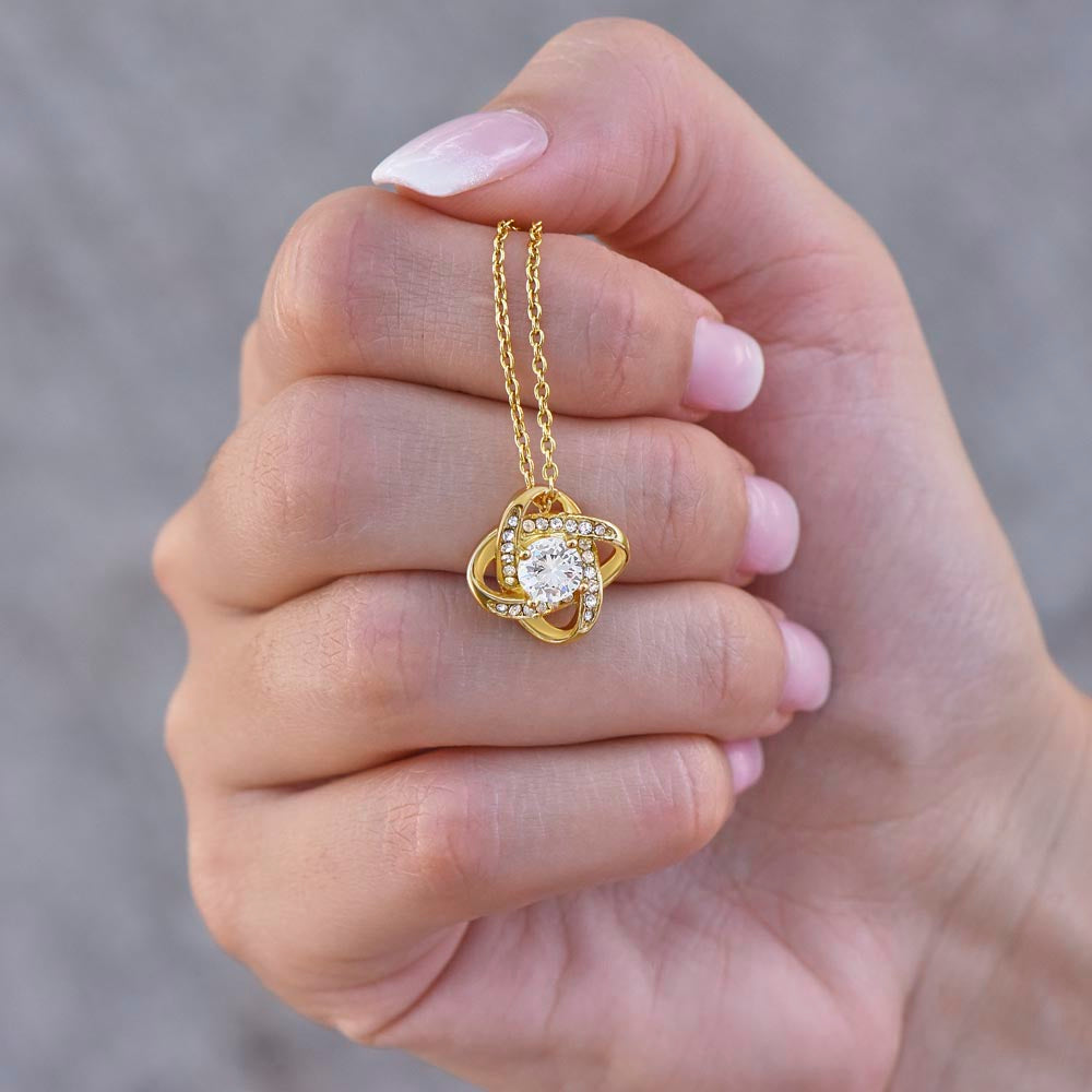 To My Daughter – Love Knot Necklace | Forever Loved Gift