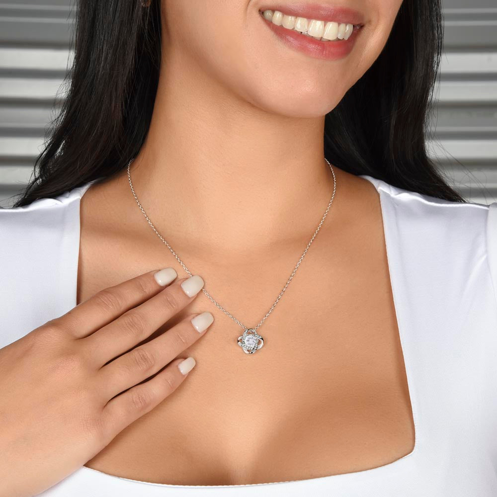 To My Daughter – Love Knot Necklace | Forever Loved Gift