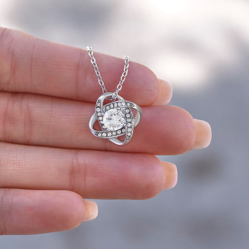 To My Daughter – Love Knot Necklace | Forever Loved Gift