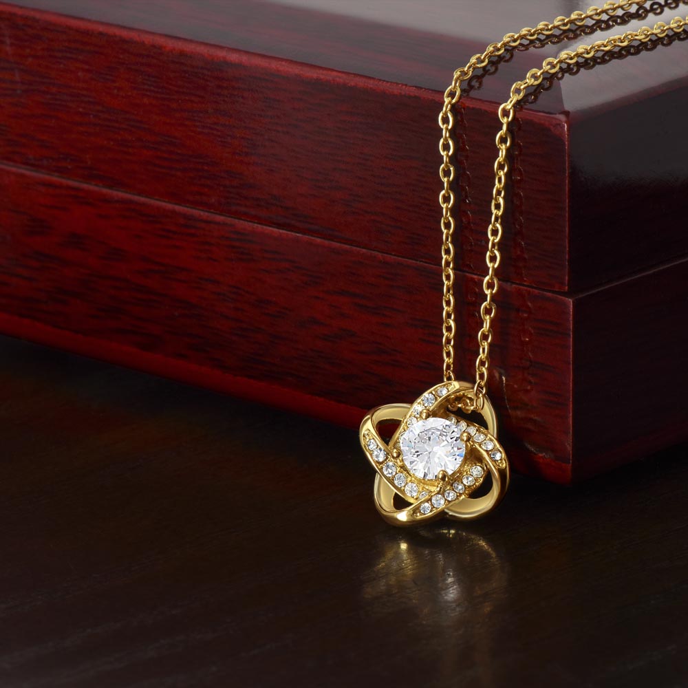 To My Daughter – Love Knot Necklace | Forever Loved Gift