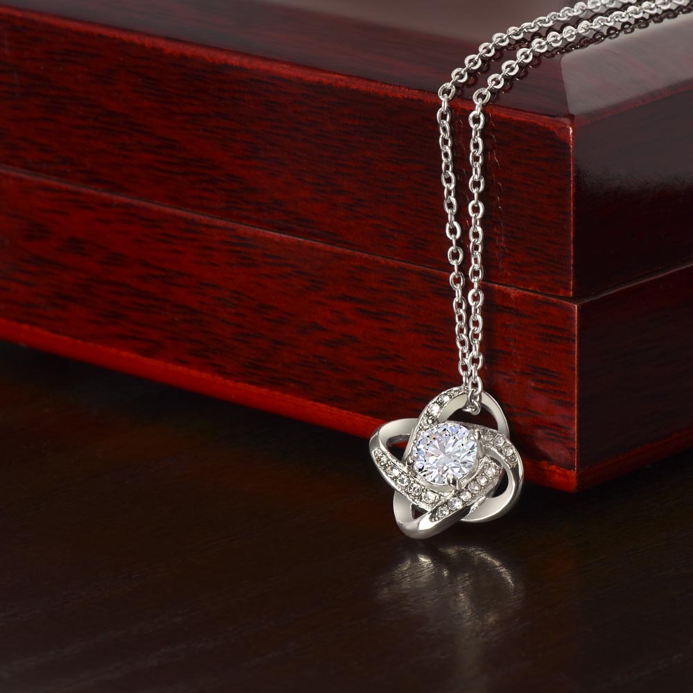 To My Daughter – Love Knot Necklace | Forever Loved Gift